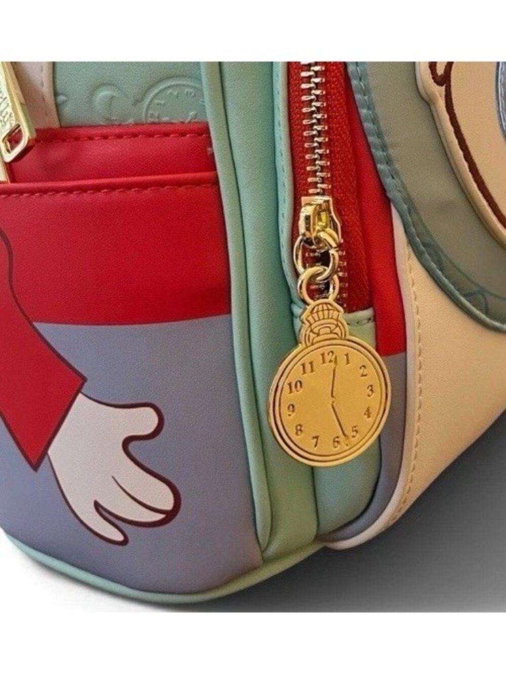 Loungefly Disney Alice in Wonderland White Rabbit Mini Backpack Bag NWT - Picture 6 of 7